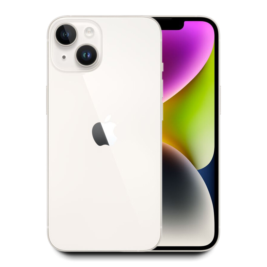 Apple iPhone 14 Plus 128GB Unlocked 6.7″ – (Starlight) A2632 w/1 Year Warranty