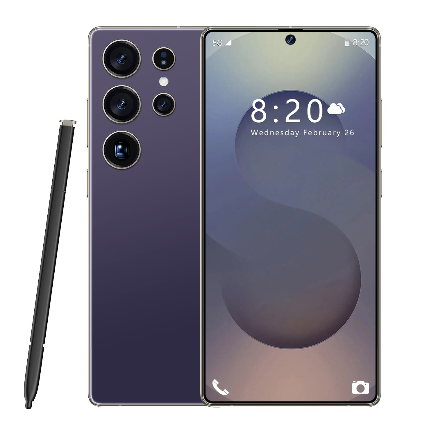 Unlocked 25 Ultra S Pen 128GB 5G Cell Phone Dual SIM Smartphone Android 15