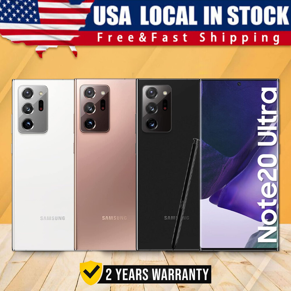 NEW SEALED Samsung Galaxy Note 20 Ultra 5G 512GB 128GB Factory Unlocked GSM+CDMA