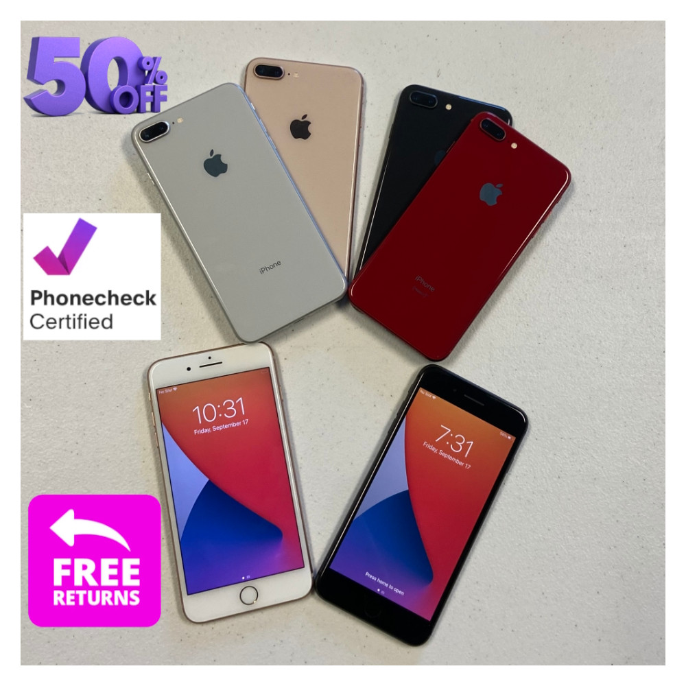 Apple iPhone 8 Plus 64GB Very Good Unlocked Verizon At&t LTE T-Mobile iOS