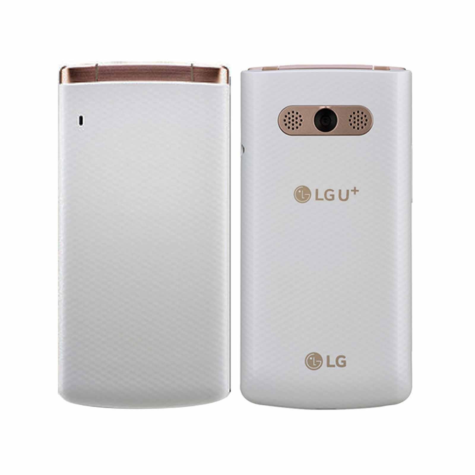 LG X100 Smart Folder White Unlocked 4G Android Flip Phone 16GB 3.3″ Clamshell