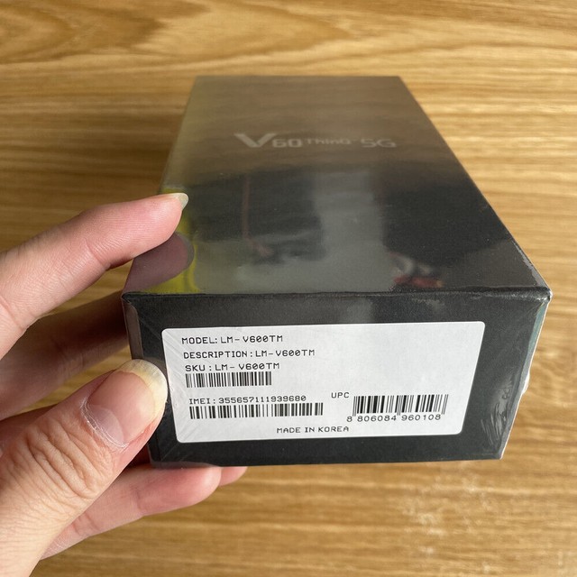 LG V60 THINQ 5G V600AM V600TM V600VM 256GB Unlocked Android Smartphone New