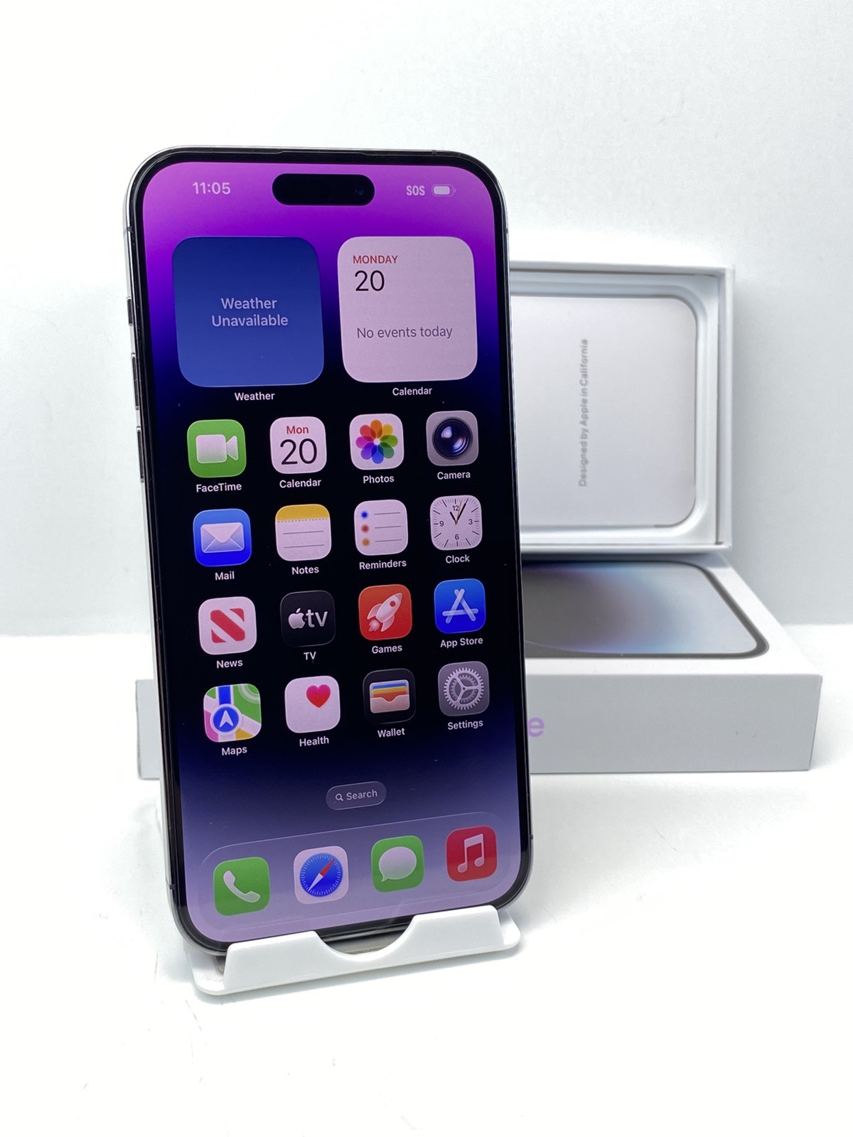 Apple iPhone 14 Pro Max A2651 128GB Purple! Factory Unlocked! 99% battery health