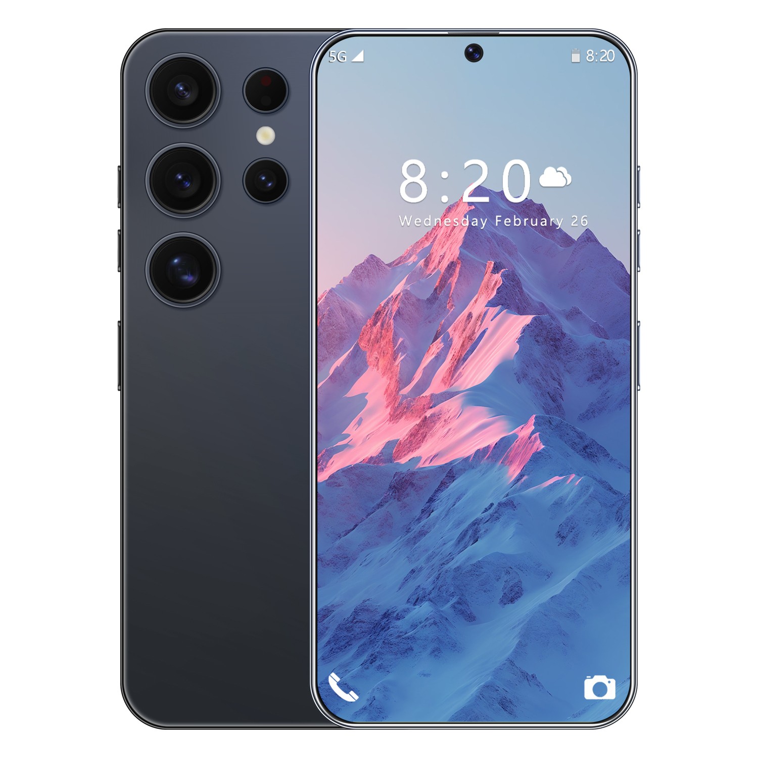 Unlocked 25 Ultra Cell Phone 256GB Dual SIM 5G Smartphone Android 15 6000mAh