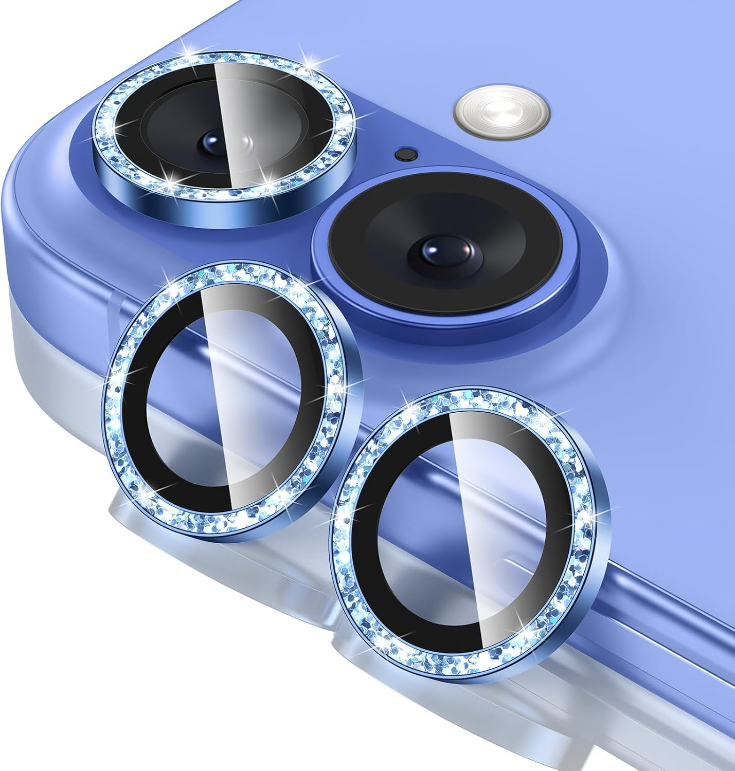 for Iphone 16 / Iphone 16 plus Camera Lens Protector, 9H Tempered Glass Camera C