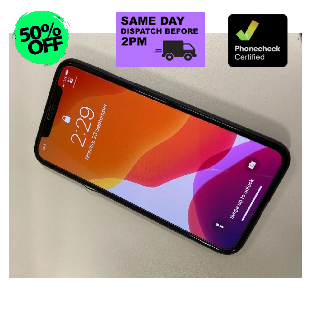 Apple iPhone XS 256GB-64GB Gray|Silver Fully Unlocked Verizon At&t Excellent