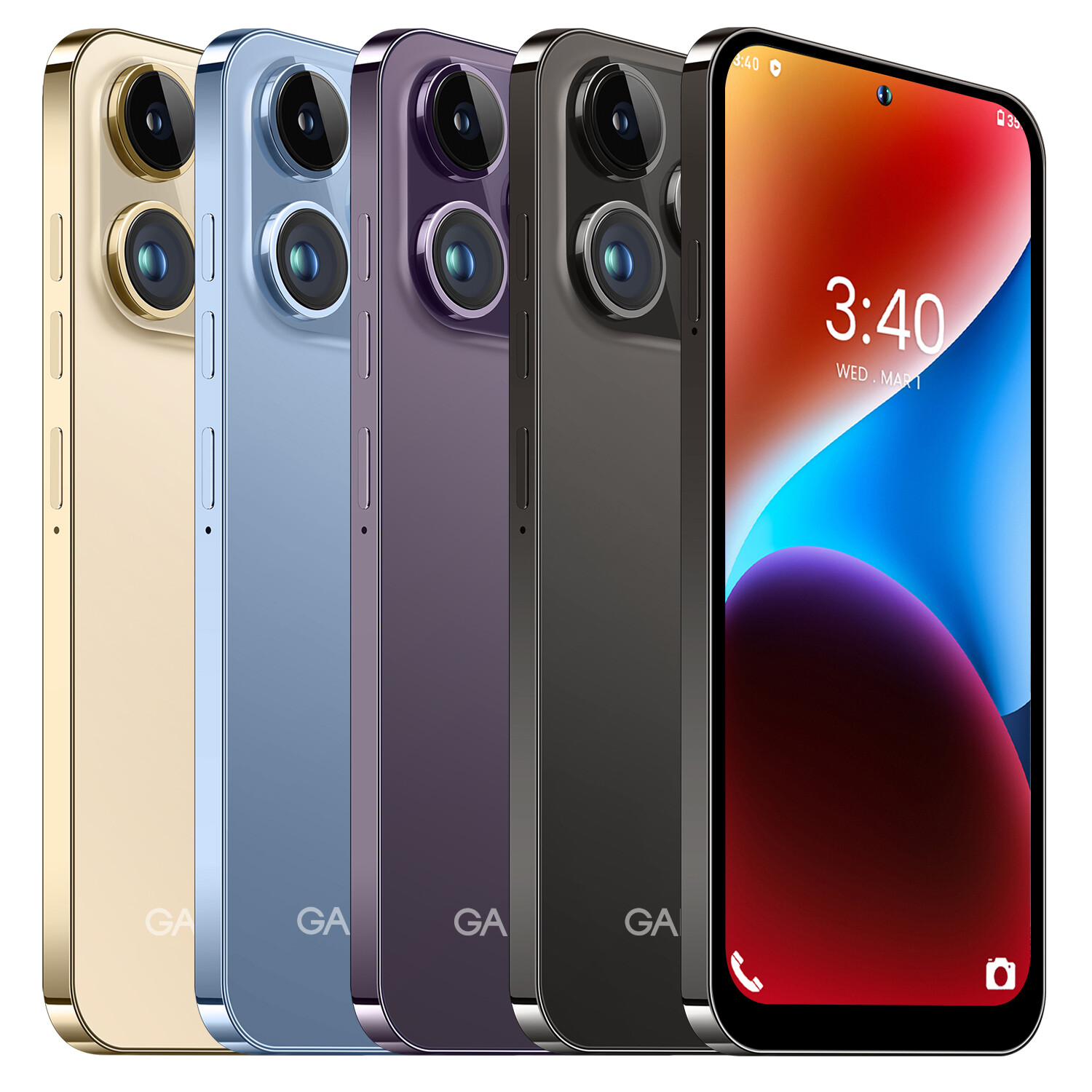 Unlocked CellPhone 14 PRO 128GB+4GB Android Smartphone 5000mAh Expanded To 256G