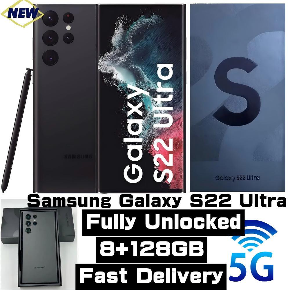 Samsung Galaxy S22 Ultra 5G SM-S908U 128GB 8GB RAM Factory Unlocked Smartphone
