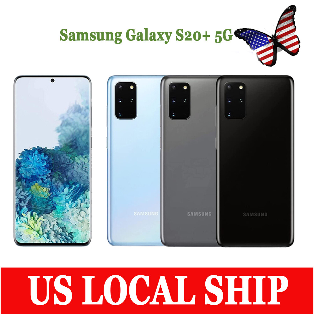 NEW-Sealed Samsung Galaxy S20+ PLUS 5G 128GB G986U Fully Unlocked GSM+CDMA 12MP
