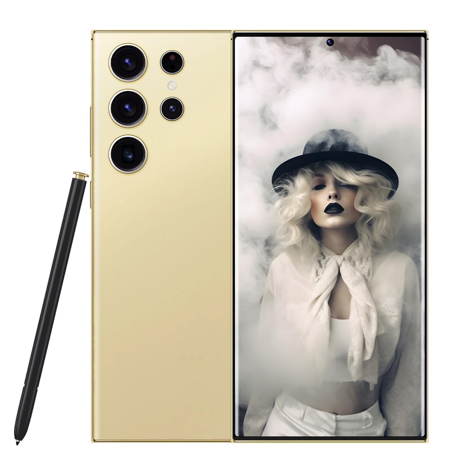 S24 Ultra Cell Phone 5G Unlocked Phones,Smartphone with Tool Pen, Android 14….