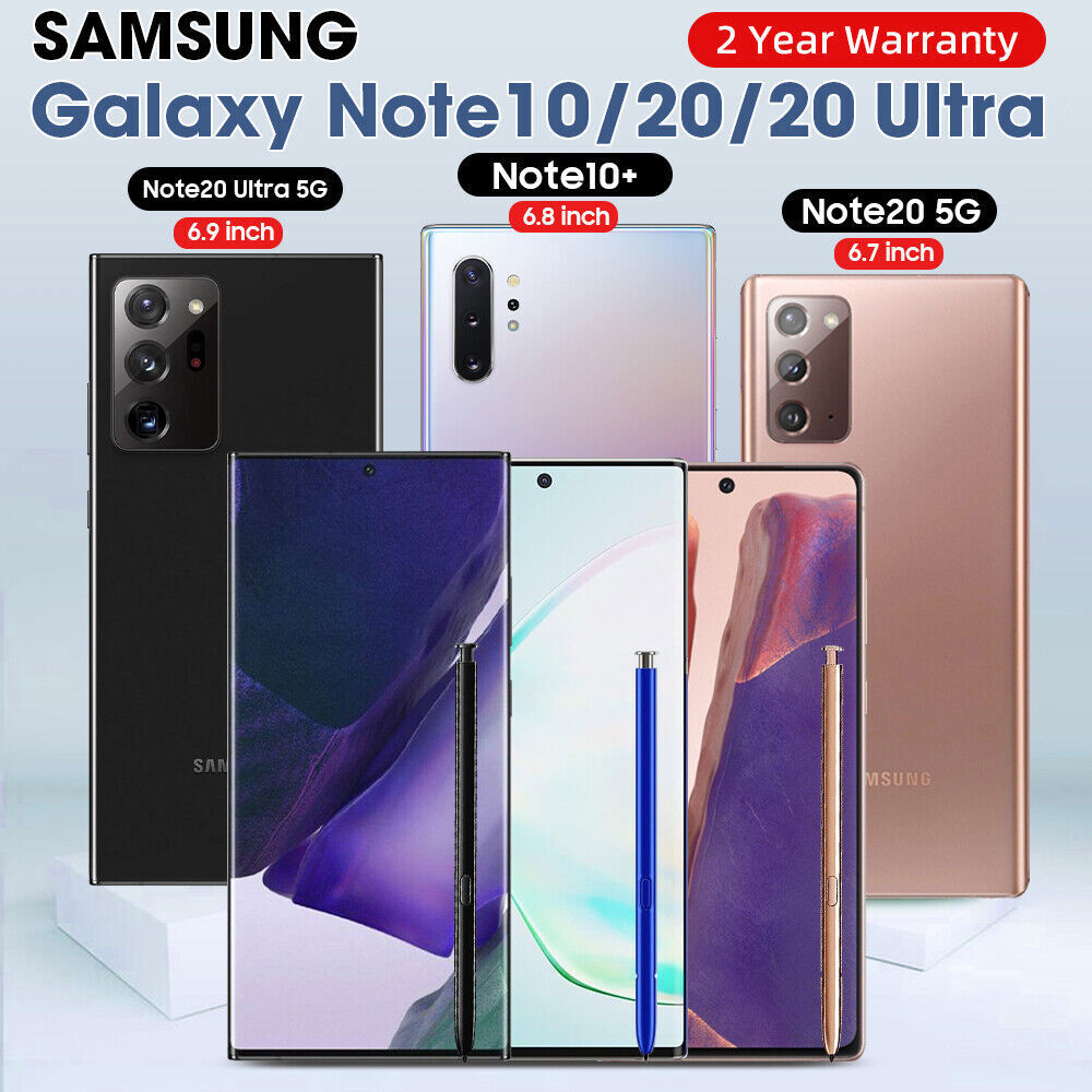 New Samsung Galaxy Note 10+ Plus| Note 20| Note 20 Ultra 5G 128GB 256GB UNLOCKED