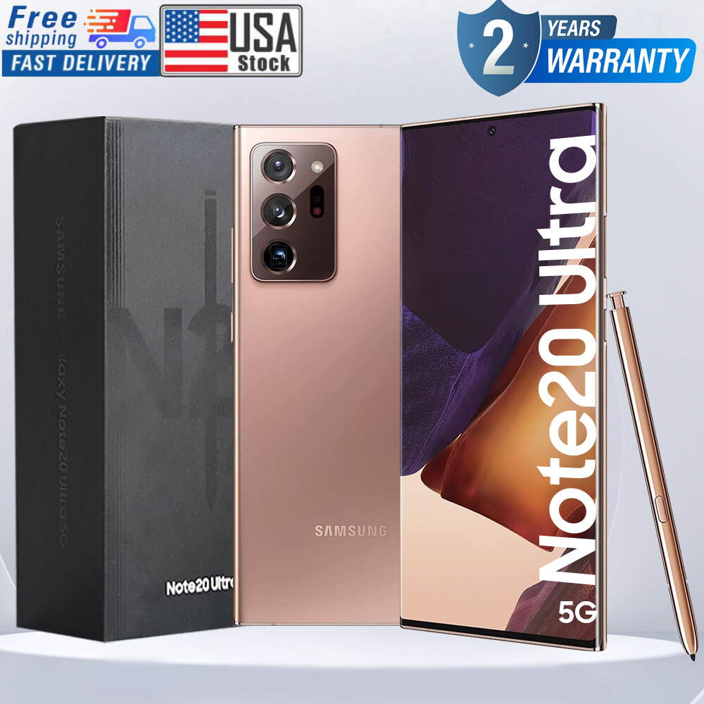 New Samsung Galaxy Note 20 Ultra 5G 512GB 128GB N986U FACTORY UNLOCKED GSM CDMA