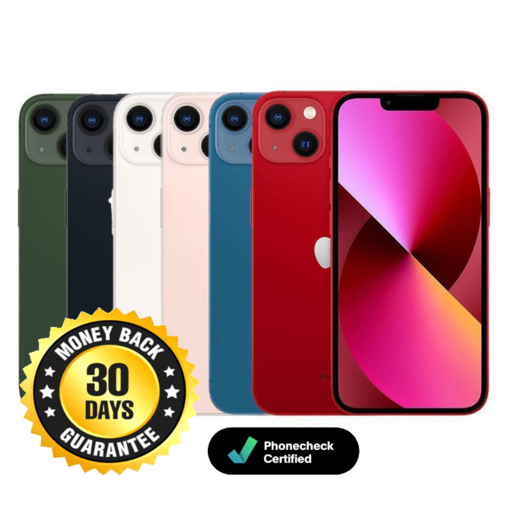 Apple iPhone 13 128GB 256GB Unlocked Verizon AT&T Pink/Red 5G GSM iOS