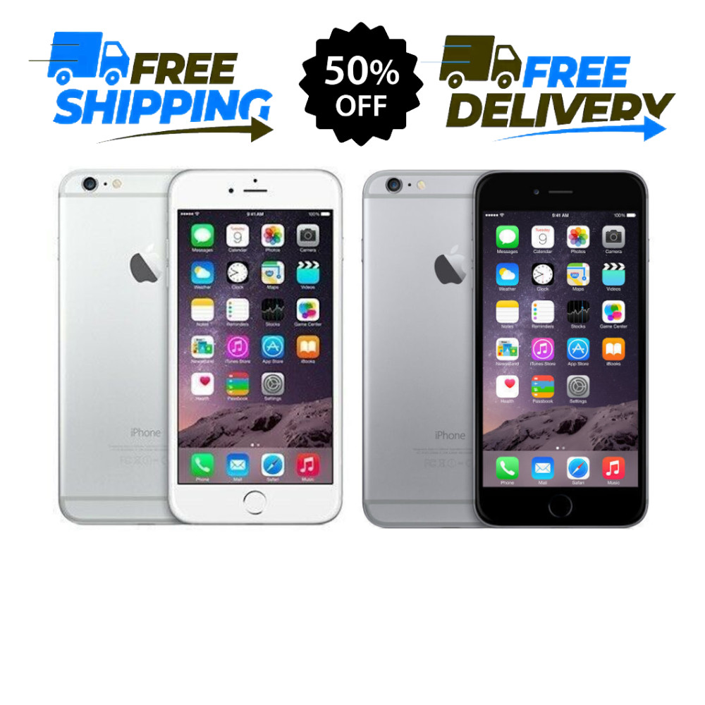 Apple iPhone 6 Plus Silver | Space Gray (16GB 64GB) GSM Unlocked Verizon CDMA