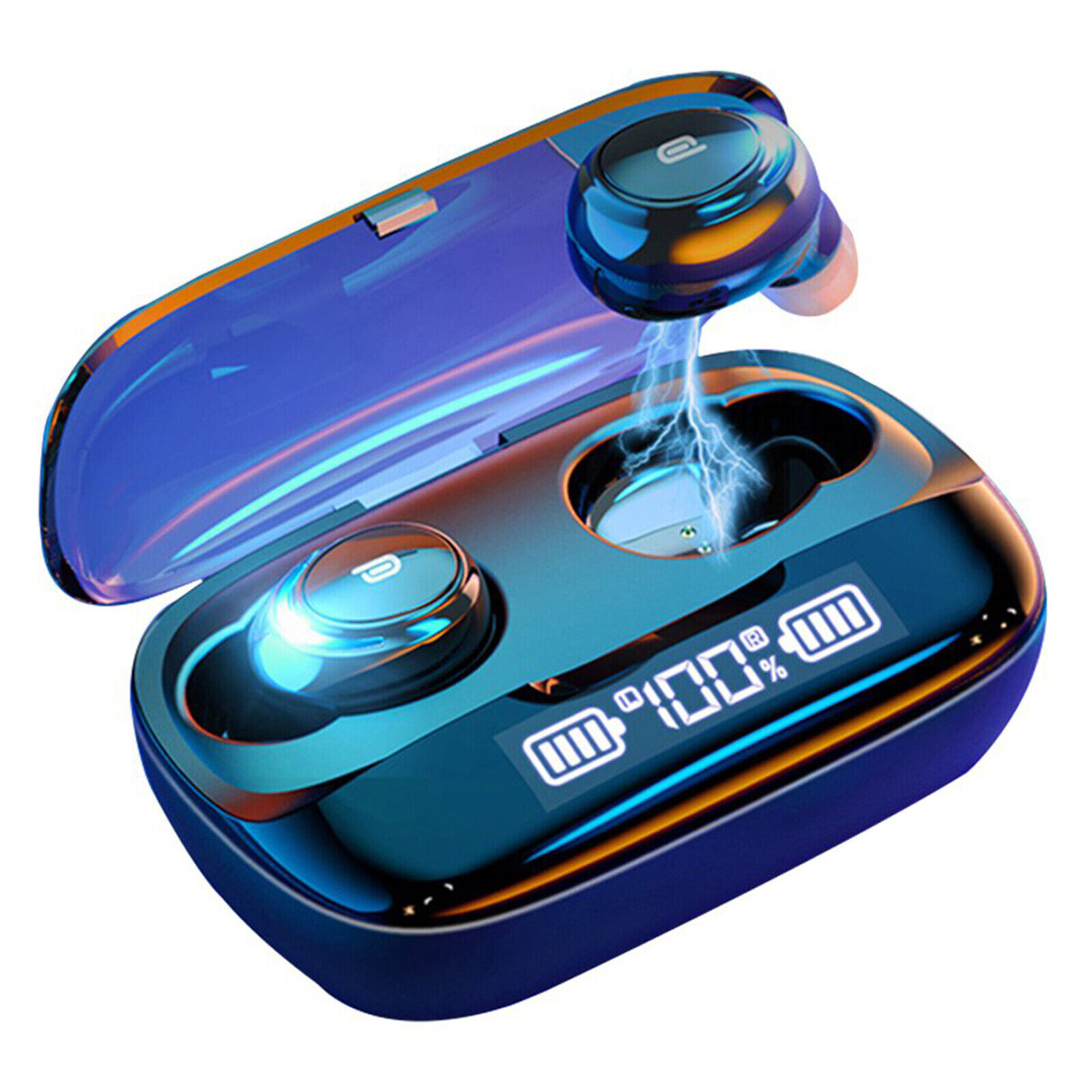 Wireless Bluetooth 5.0 Earphones Headphone Stereo In Ear Earbuds For Cell Phones