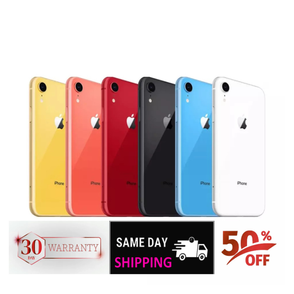 Apple iPhone XR 64GB Screen 6.1″ B Unlocked Verizon At&t iOS GSM+CDMA