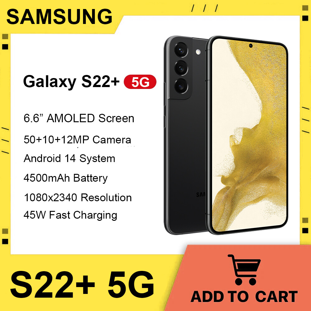 New Samsung Galaxy S22+ Plus 5G S906U Factory Unlocked ALL CARRIERS 2 YR WARRANT