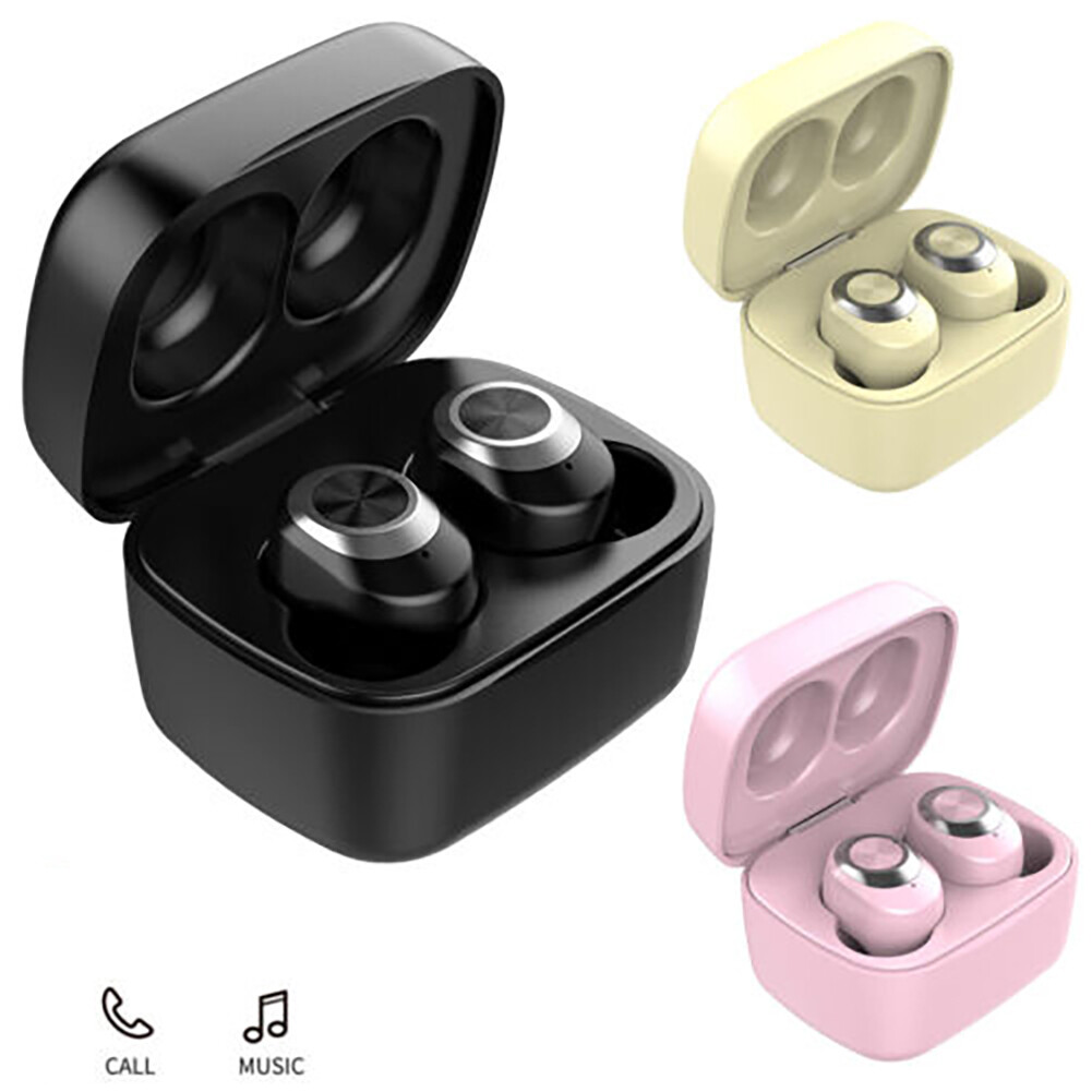 True Wireless Earphones Mini Earbuds Bluetooth Headset with Mic for Mobile Phone