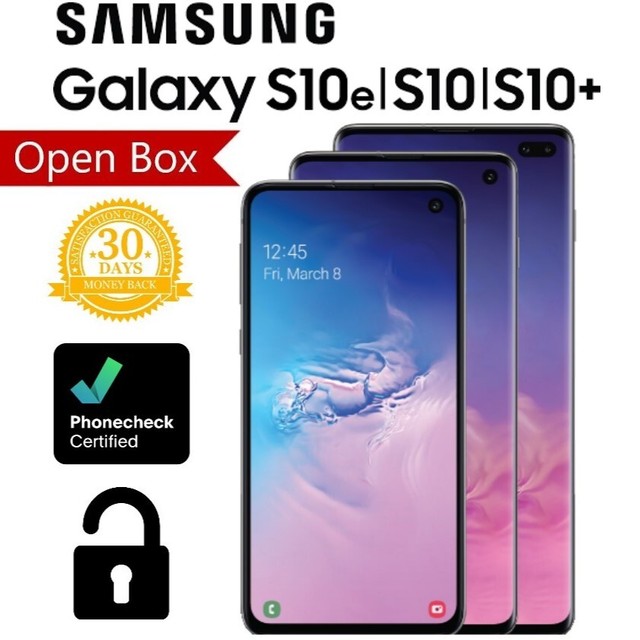 Samsung Galaxy S10 S10e S10+ Plus 128GB 512GB – Unlocked Verizon AT&T T-Mobile