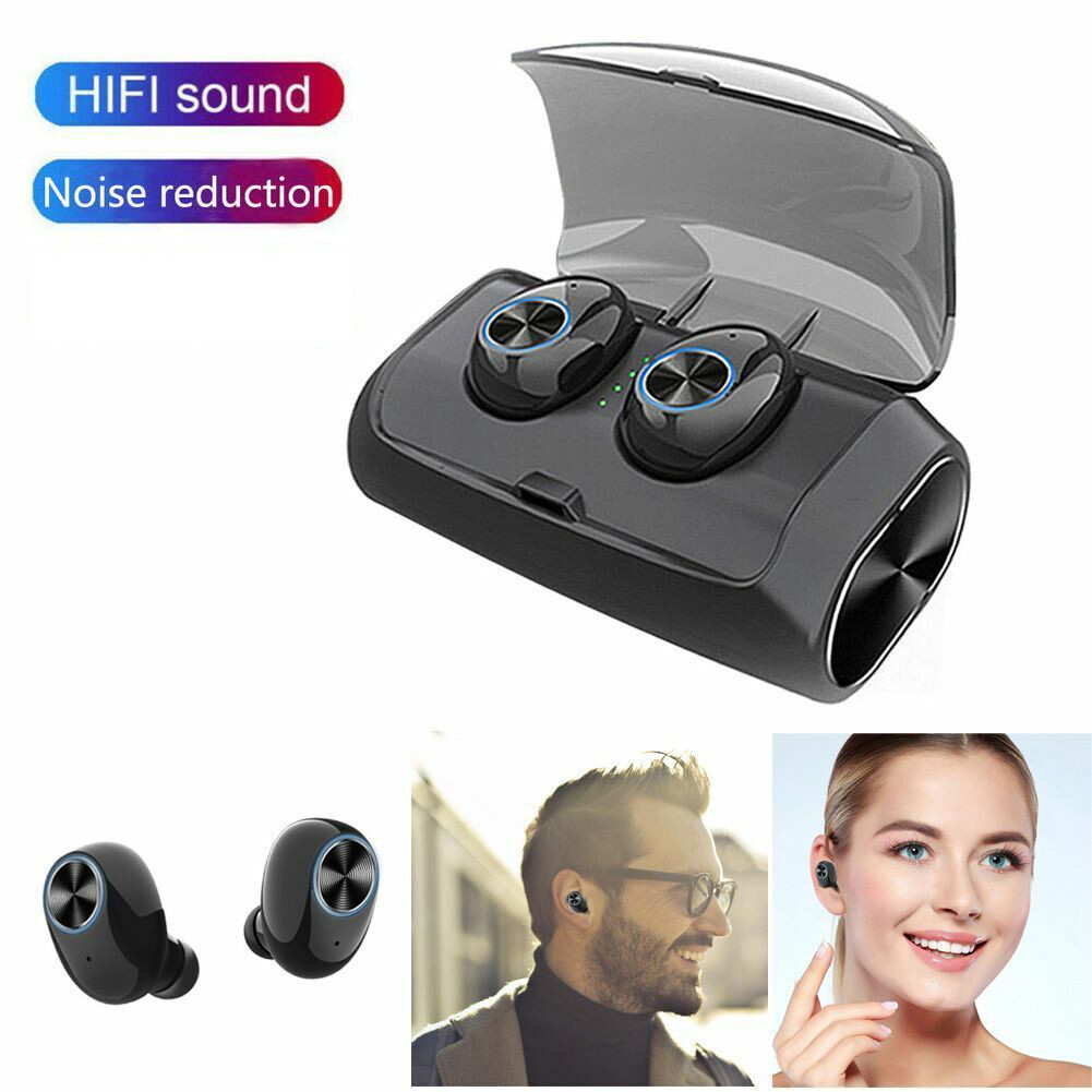Invisible Mini In-ear Bluetooth Wireless Headset Twins Earphones Stereo Earbuds