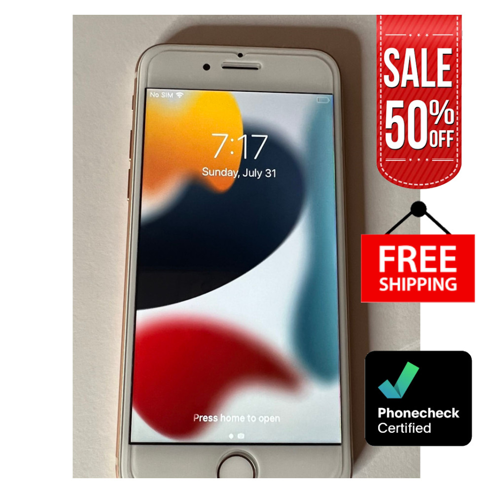 Apple iPhone 8 – 64GB/128GB, Mint Condition, Red/Gold/Gray, Verizon/AT&T