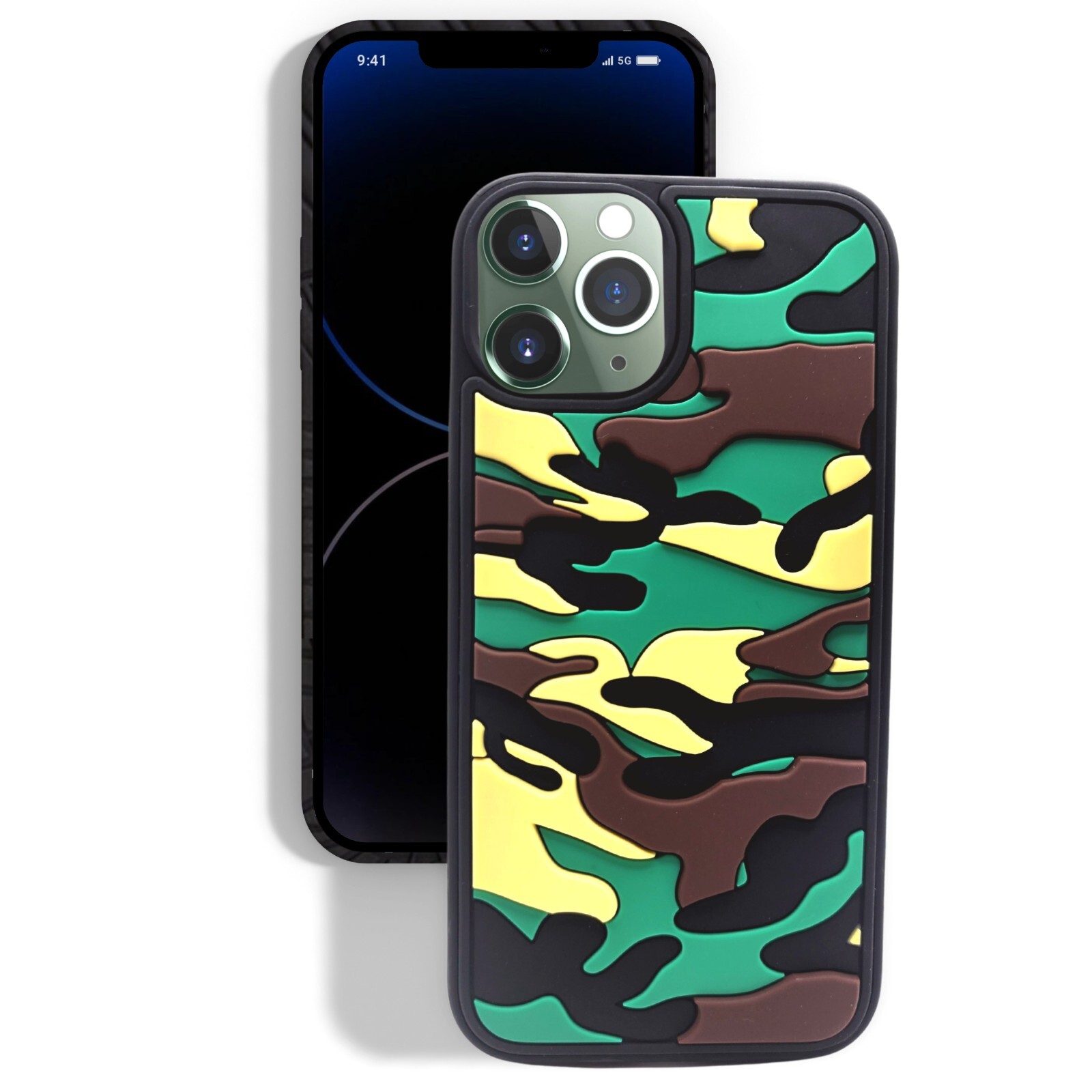 3D Camouflage Case for iPhone 13Pro Max/13Pro/12Pro Max/12Pro/11Pro Max/11Pro