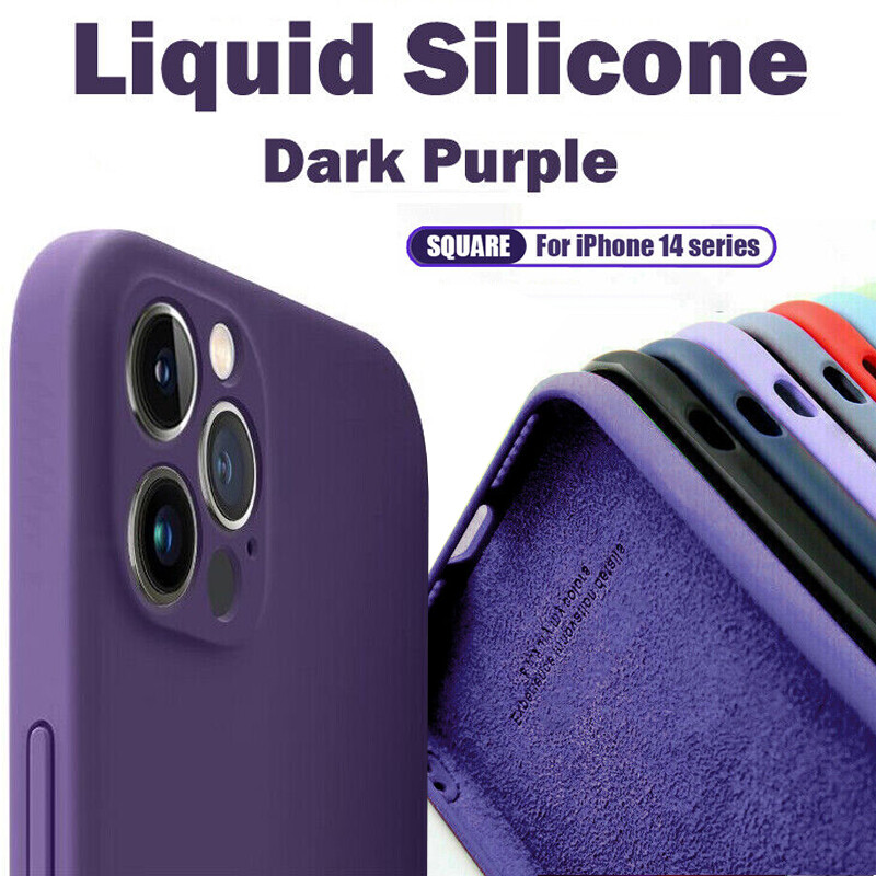 Genuine Original Silicone Case Cover for Apple iPhone 16 15 14 13 11 12 Pro Max