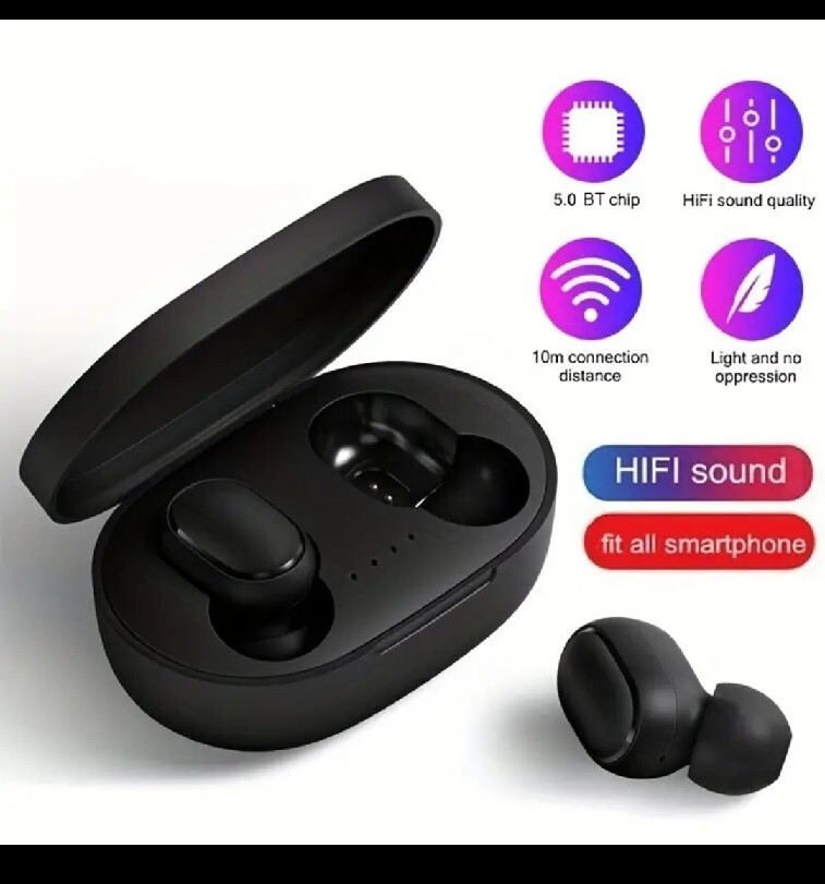 TWS 5.0 BT HIFI Wireless Earphones Noise Reduction Earbuds W/Charging Box Stereo