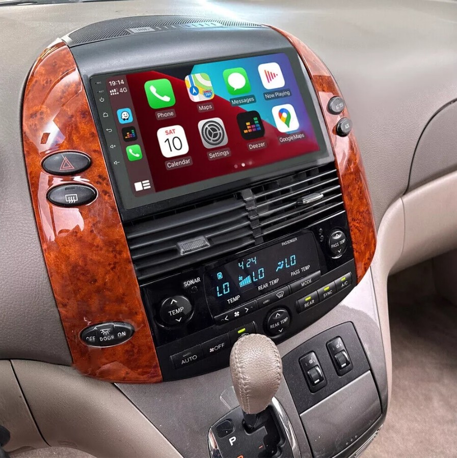 ANDROID 13 FOR TOYOTA SIENNA 2004-2010 CAR RADIO STEREO GPS CARPLAY AUTO 6+64GB