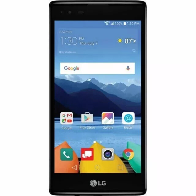 LG K8V 16 GB VS500PP Black Verizon Prepaid Smartphone