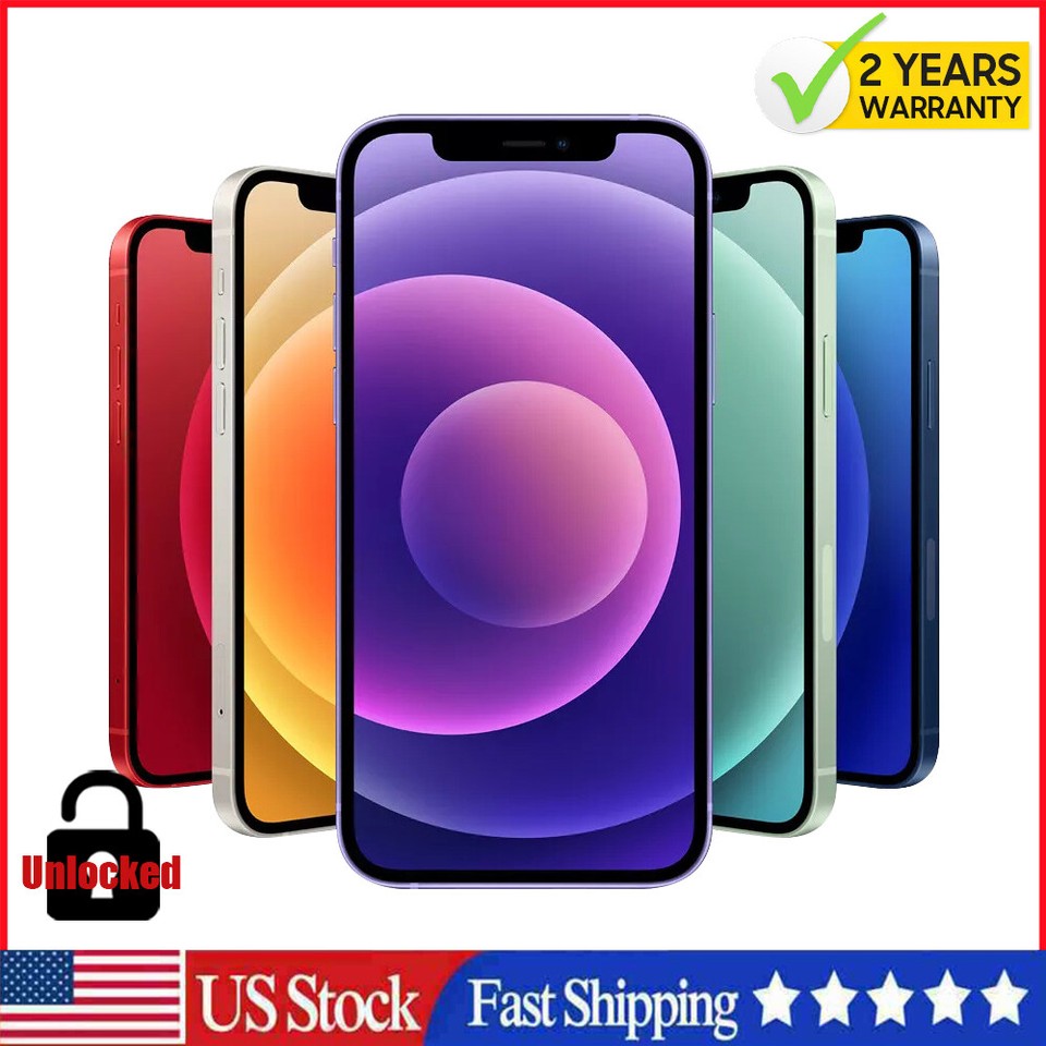 Apple iPhone 12 MINI 64GB│ 128GB│256GB (UNLOCKED)  100% BATTERY⚫✤SEALED✤