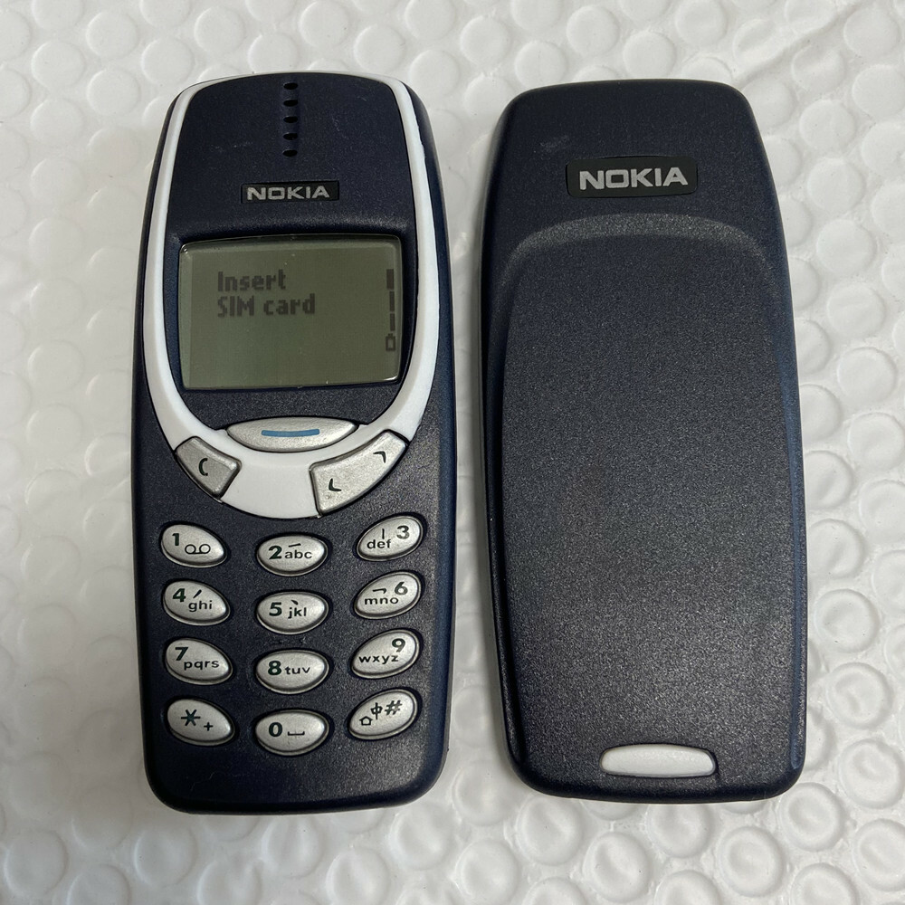 Original Nokia 3310 Blue Unlocked 2G GSM 900/1800 Good Quality Cellular Phone