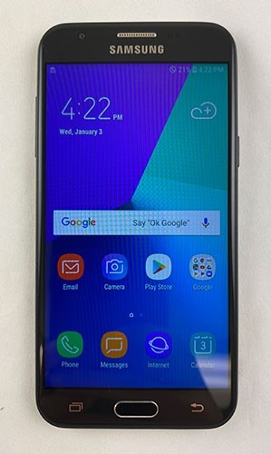 Samsung SM-J327T Galaxy J3 Prime Unlocked Smartphone  GOOD
