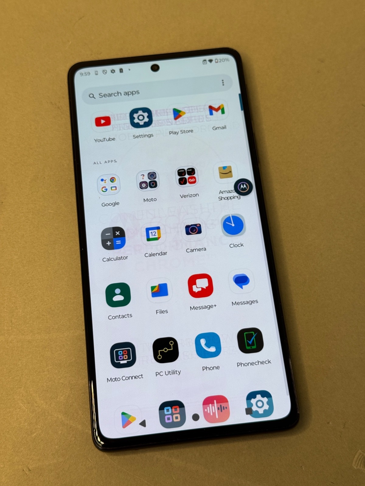 Motorola Moto Edge Plus 128GB XT2201-4 Verizon Blue Android 2022 *Screen Burn