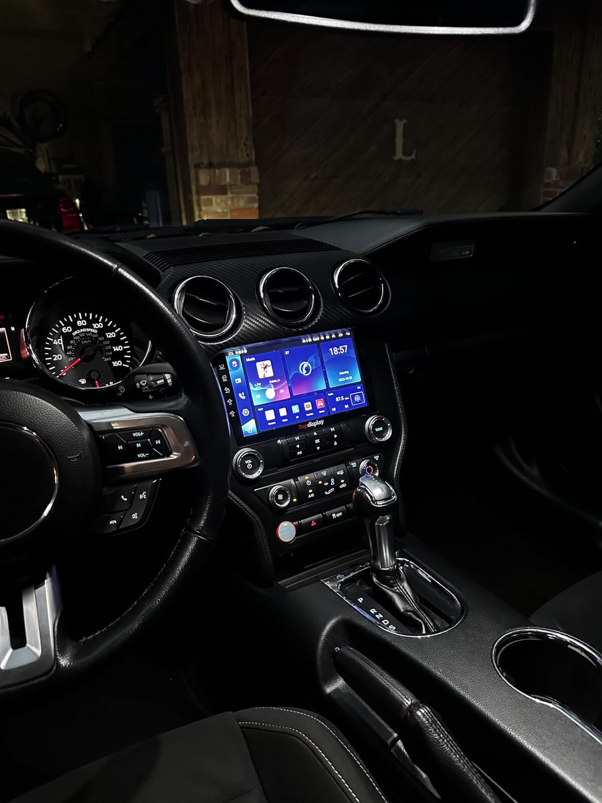 2+32G For 2015-2021 Ford Mustang Android 14 Apple CarPlay Car Stereo Radio GPS