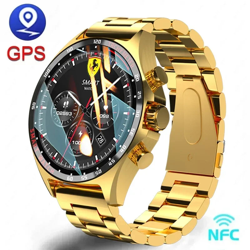 GPS Compass Sports Fitness Bracelet Bluetooth Call Waterproof Smart Watch New