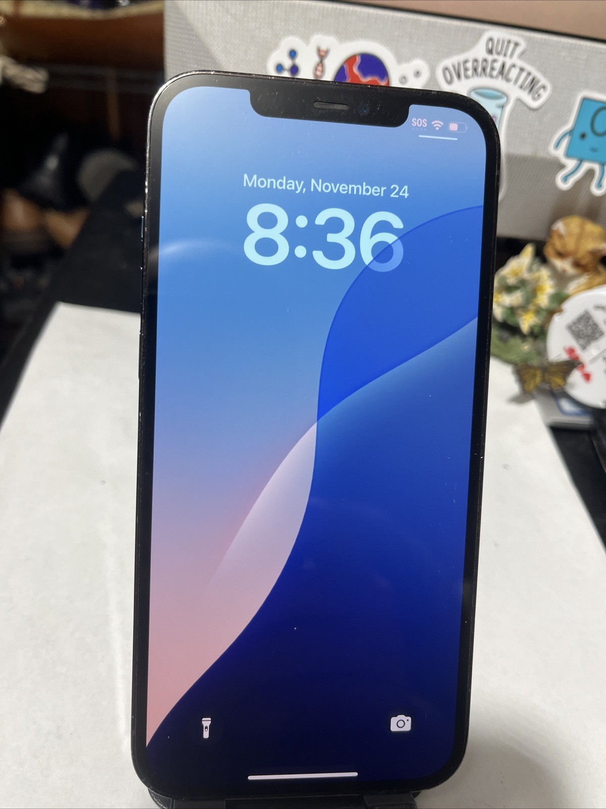 Apple iPhone 12 Pro Max A2342 Tracfone Only 128GB Blue, 74% BH, #5211