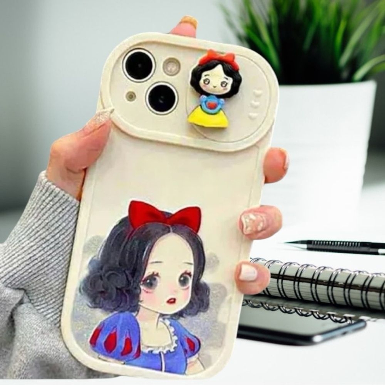 Snow White princess iPhone case cover 12‎ protector silicone Apple cartoon new