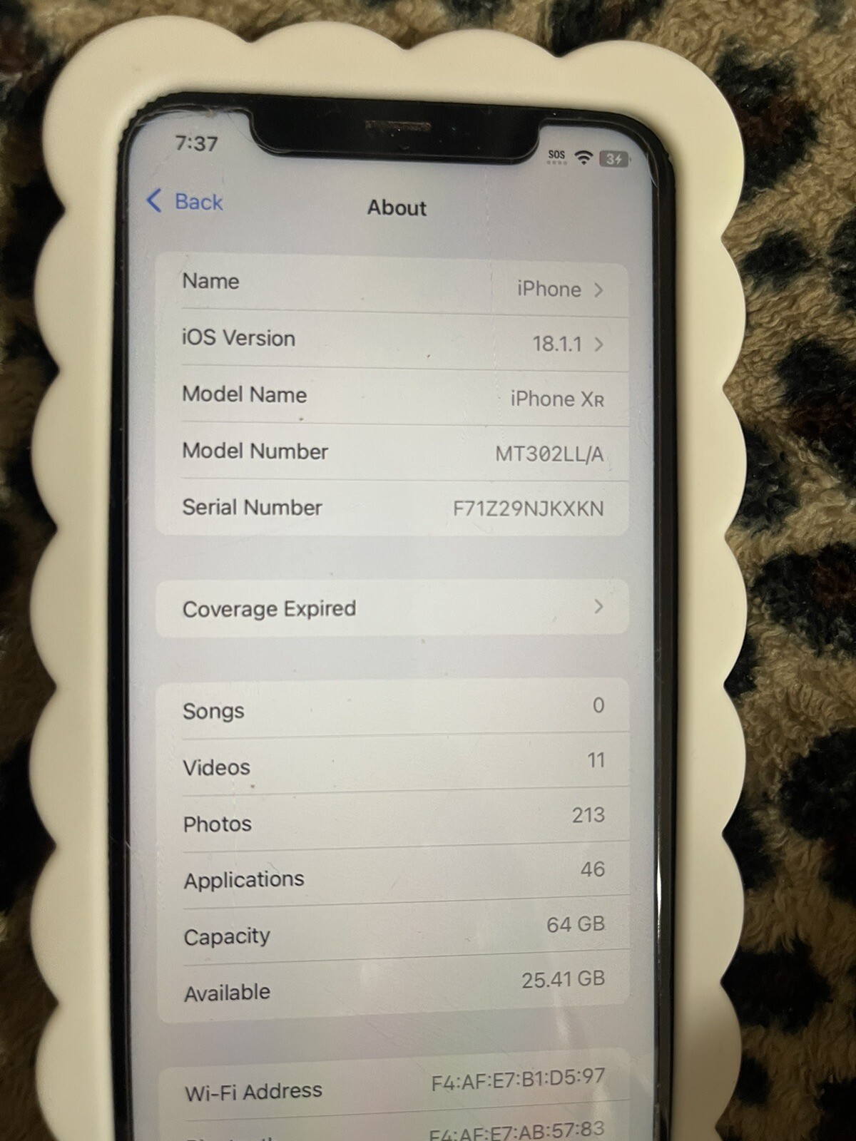 Apple iPhone XR – 64 GB – Black Gray (Unlocked) With TikTok