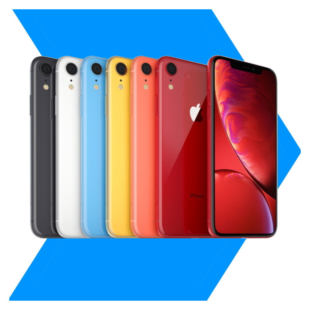 Apple iPhone XR 64GB Unlocked – Black, Coral, Blue – Free Shipping & Returns