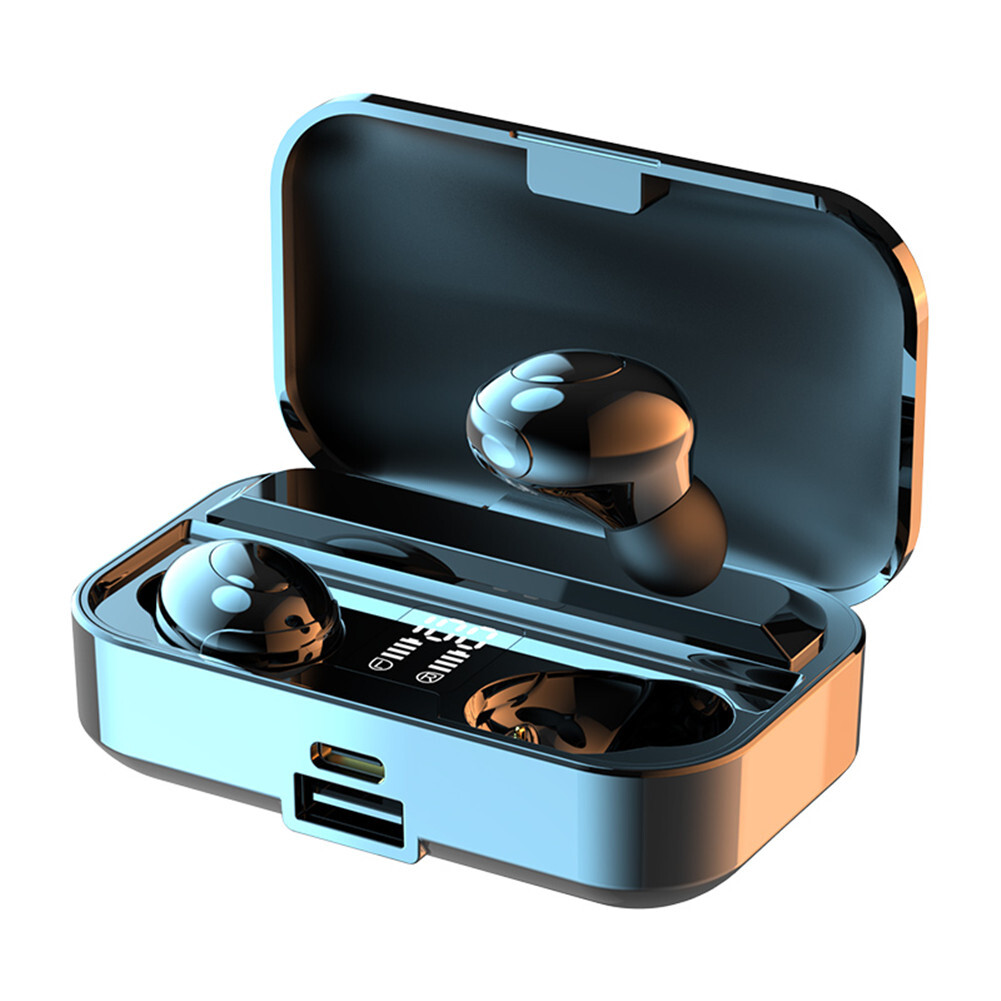 Wireless Bluetooth Headset In Ear Earbuds Music Earpieces with Charging Case