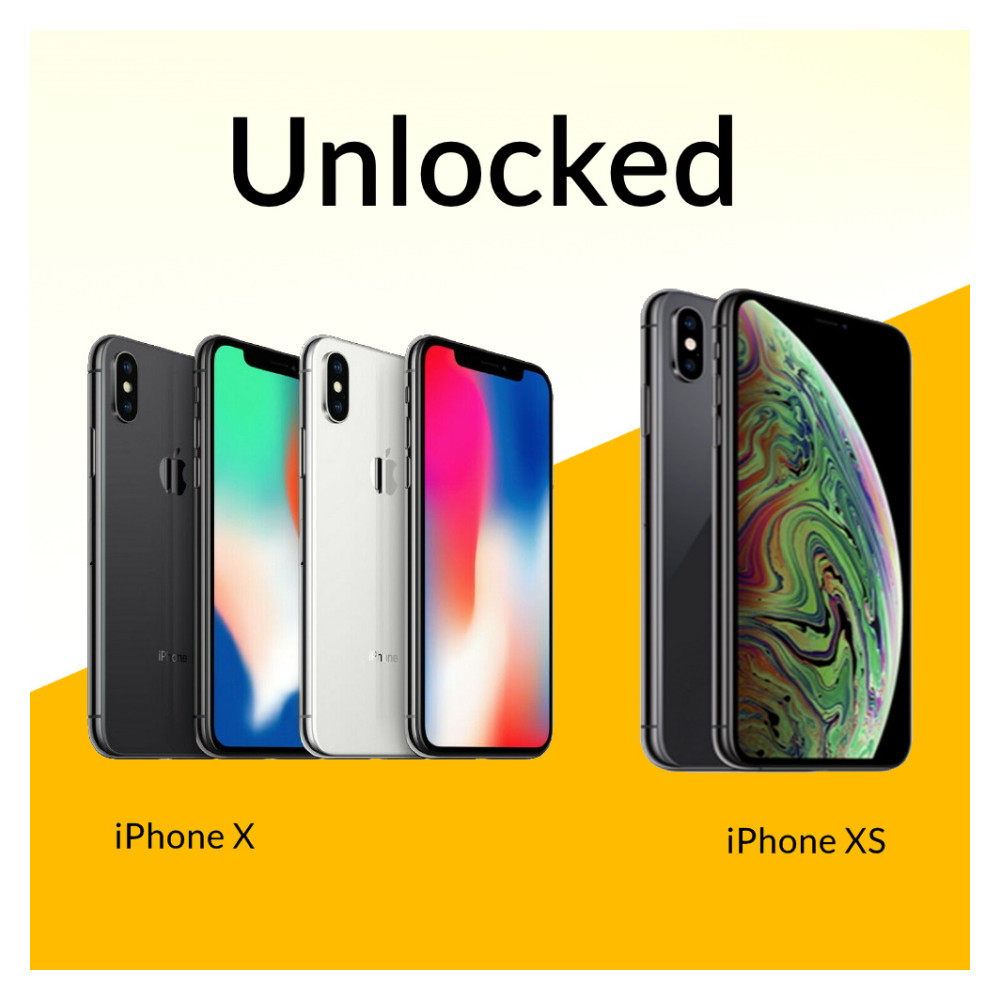Apple iPhone X/XS 64GB Unlocked Verizon AT&T Metro-pcs Straight talk 4G LTE
