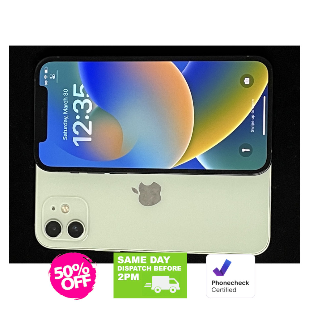 Apple iPhone 12 64GB 128GB GSM/CDMA Unlocked iOS Green Blue LTE