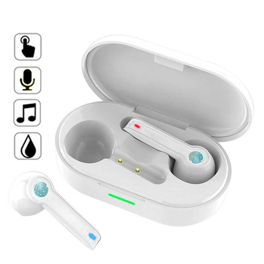 Bluetooth Headset Wireless Earphones Stereo Music Earbuds with Charging Case