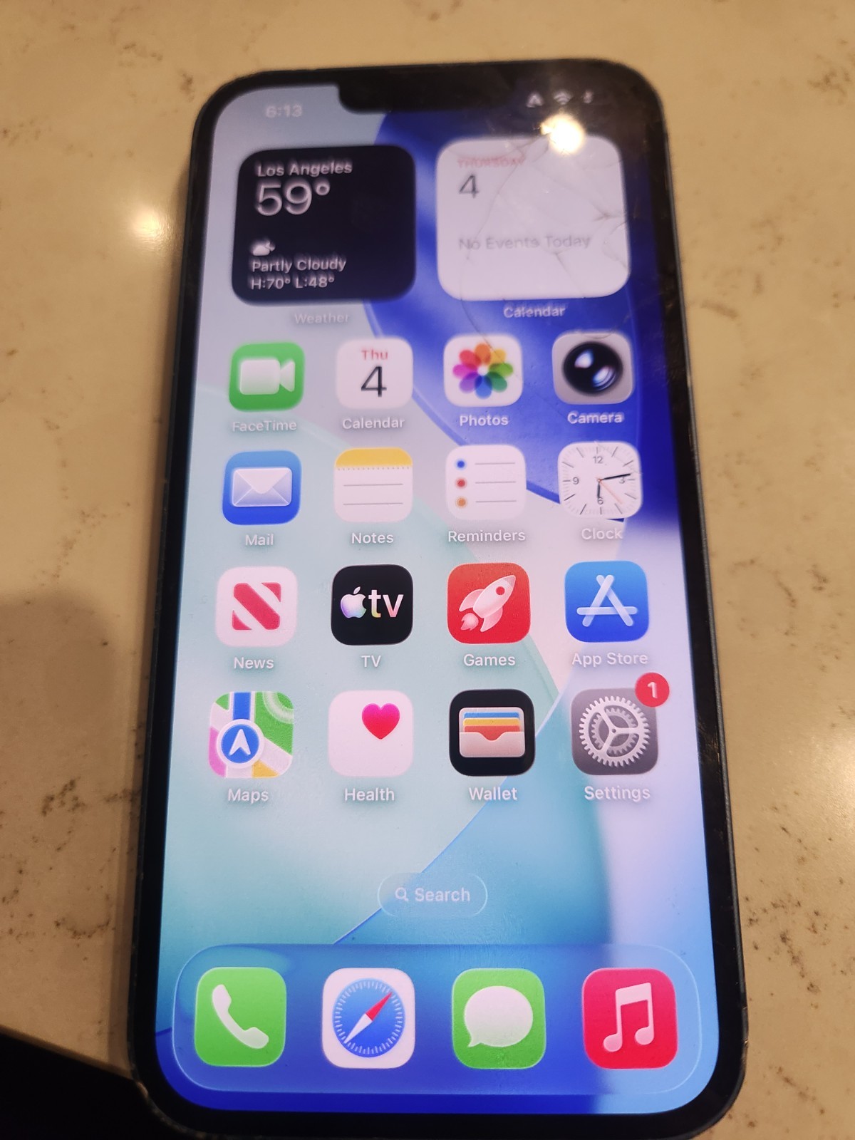 Iphone 13 128gb ATT Check ESN&T)