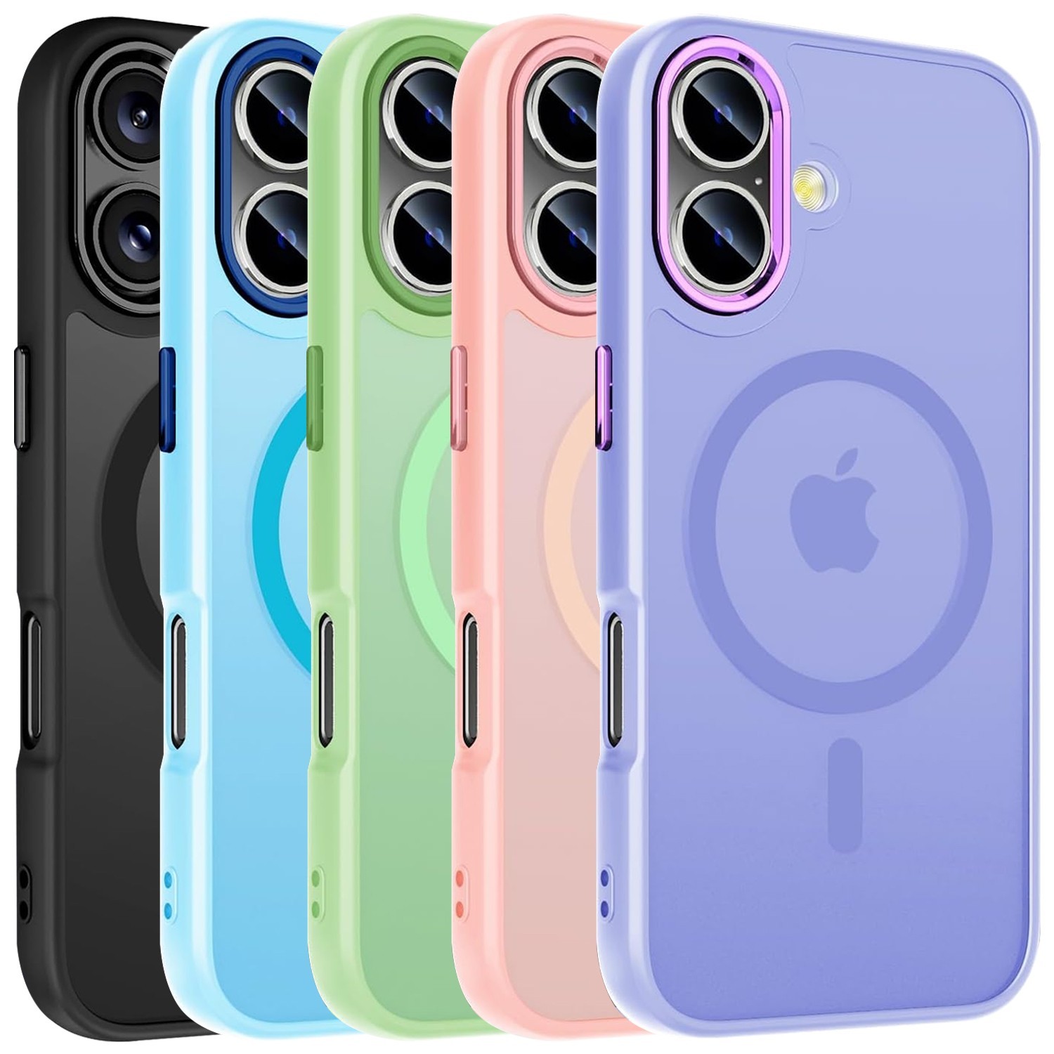 For iPhone 17 Pro Max/17 Air Case Magnetic Translucent Slim Shockproof Cover