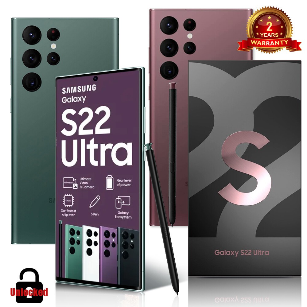 NEW SEALED SAMSUNG GALAXY S22 ULTRA 5G UNLOCKED 512G/256/128 IN STOCKFast Ship