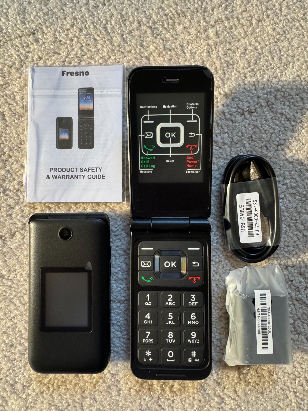 New Fresno hotpepper Flip Smart Phone 4G UNLOCKED