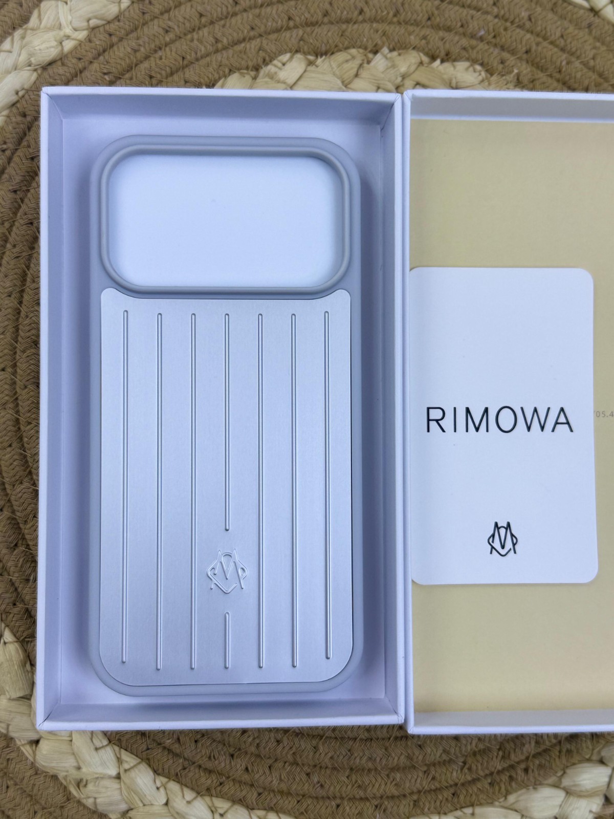 RIMOWA Apple Phone 17 Pro Max Silver Aluminium Phone Case
