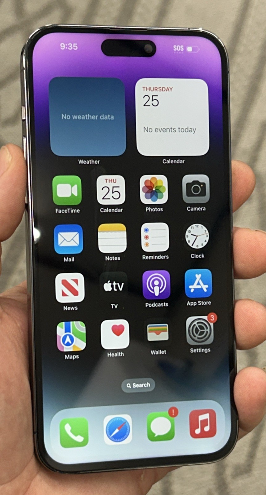 Apple iPhone 14 Pro Max eSIM 256GB Black MQ8T3LL/A 88692